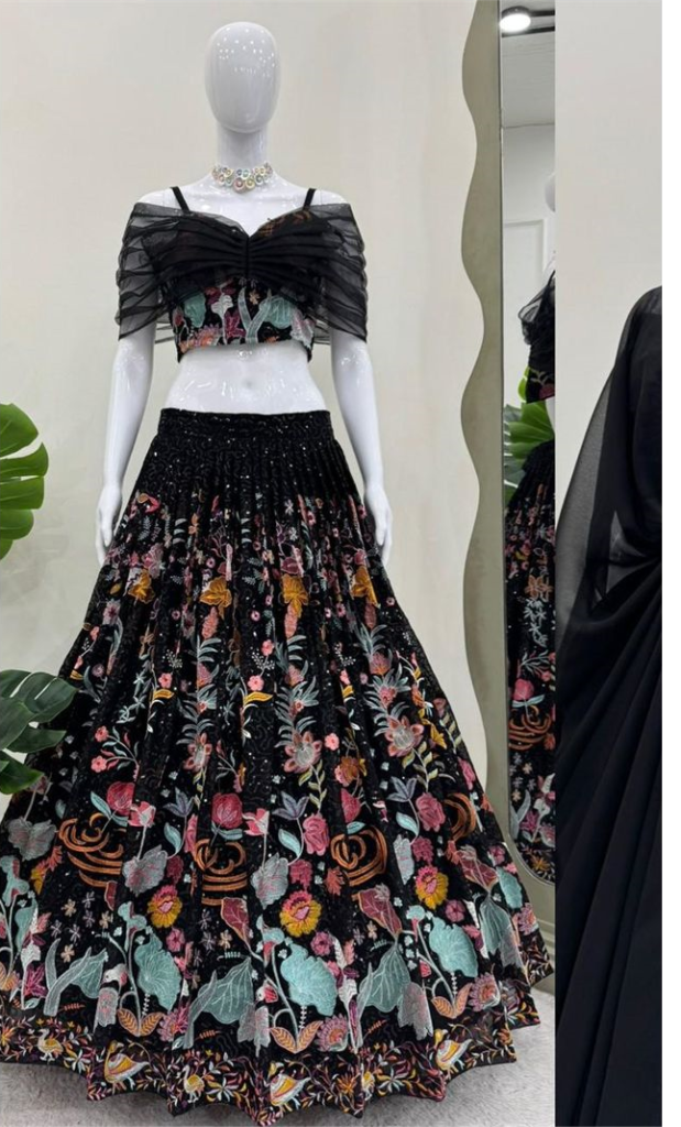 Heavy Black Boutique collection Lehenga