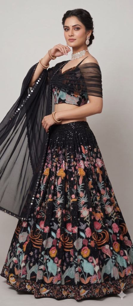 Heavy Black Boutique collection Lehenga