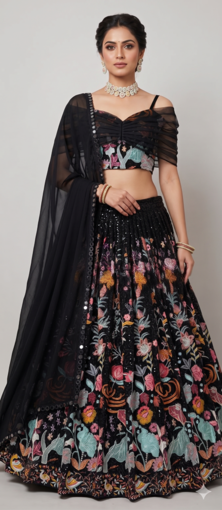 Heavy Black Boutique collection Lehenga