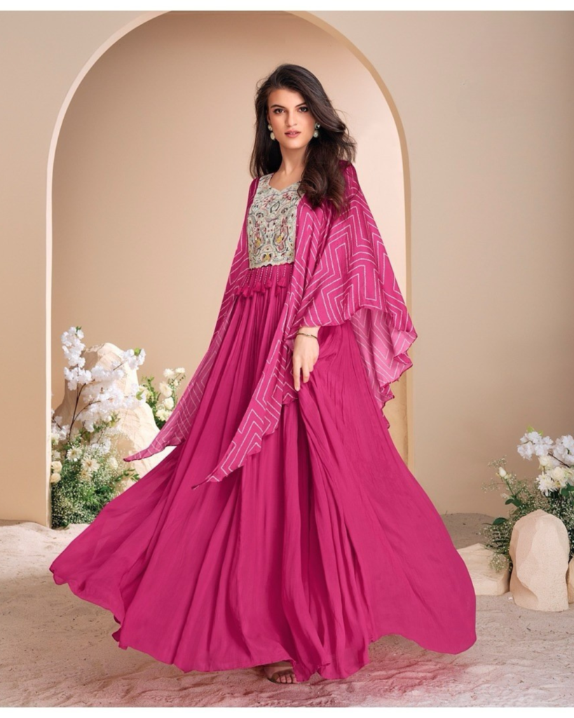 Pink Full length gown