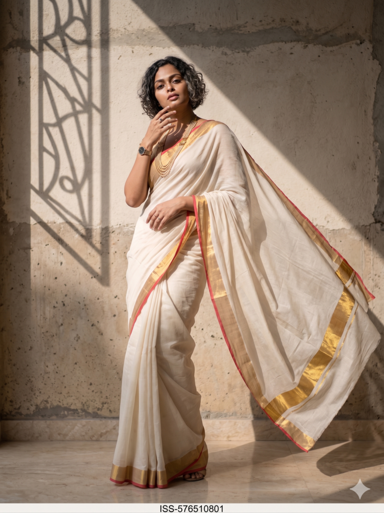 Pure Mul Cotton Sarees with Red in Border