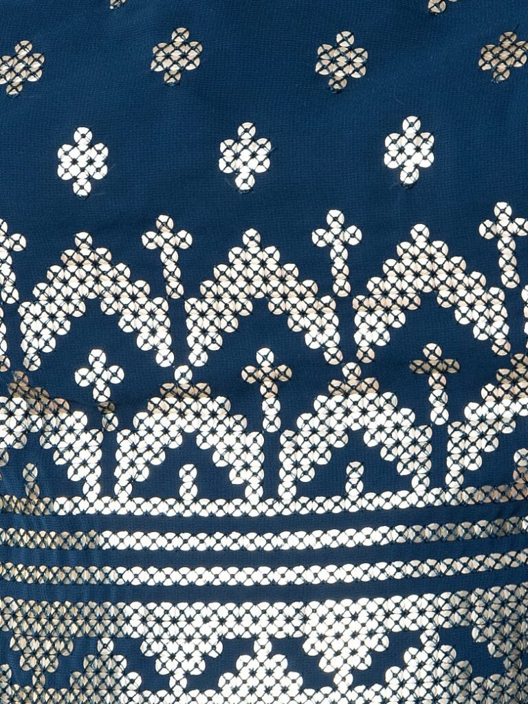 Blue Georgette Lehenga with Full Sequins Work