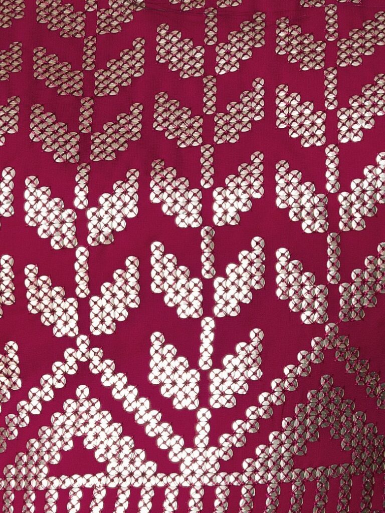 Ruby Pink Georgette Lehenga with Full Sequins Work