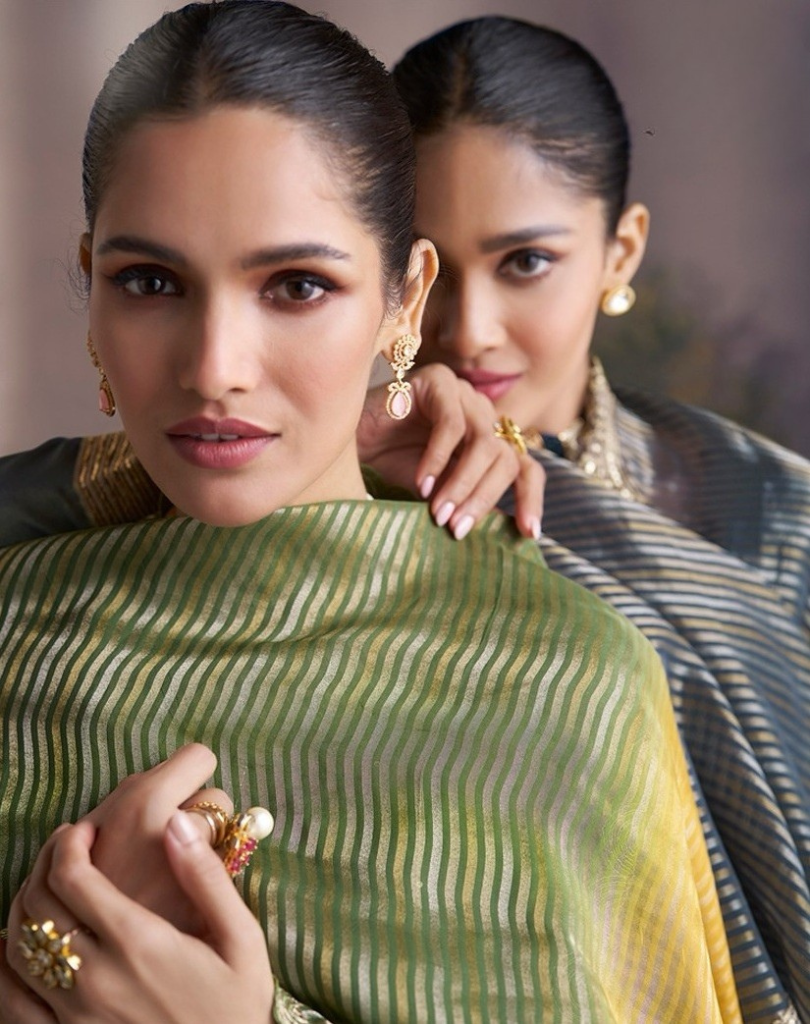 Premium Real Simar Silk Embroidered 3pc Suit with Chinon Dupatta | Green Festive Wear for Women